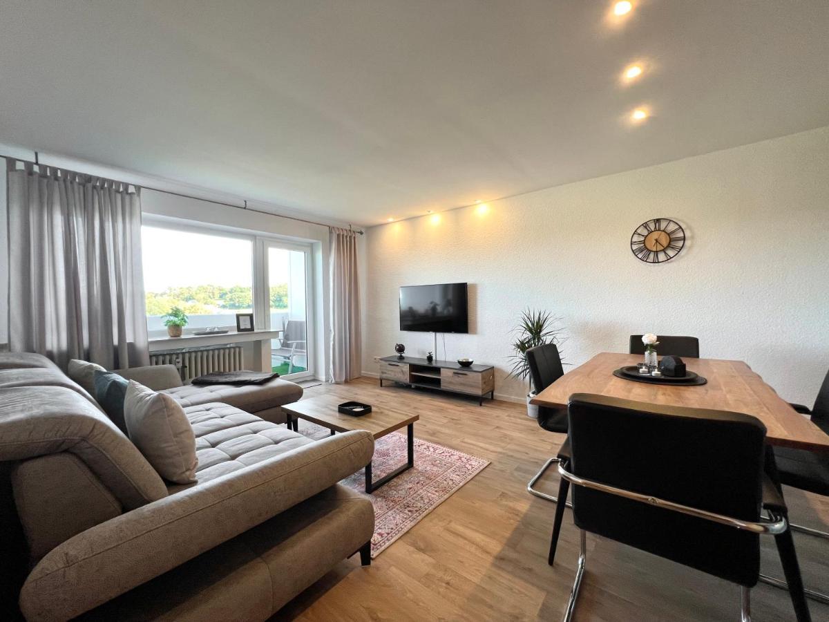 Stilvolles Apartment Mit Laendlichem Ausblick Hattingen Bagian luar foto